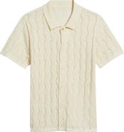 MAVRANS Oceanside Knit Button-Up Shirt