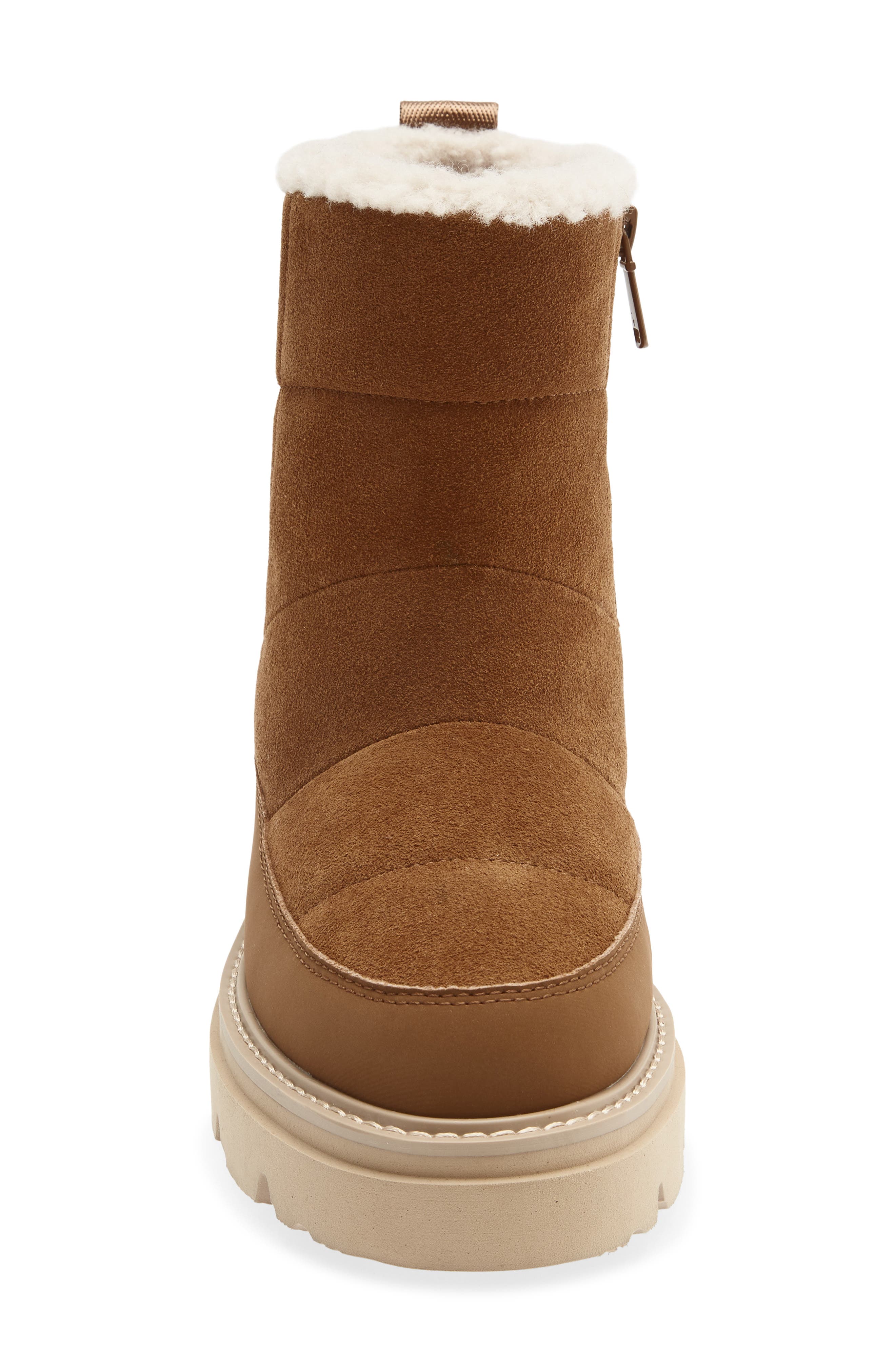 Aura Leather Boot, Alternate, color, CHESTNUT