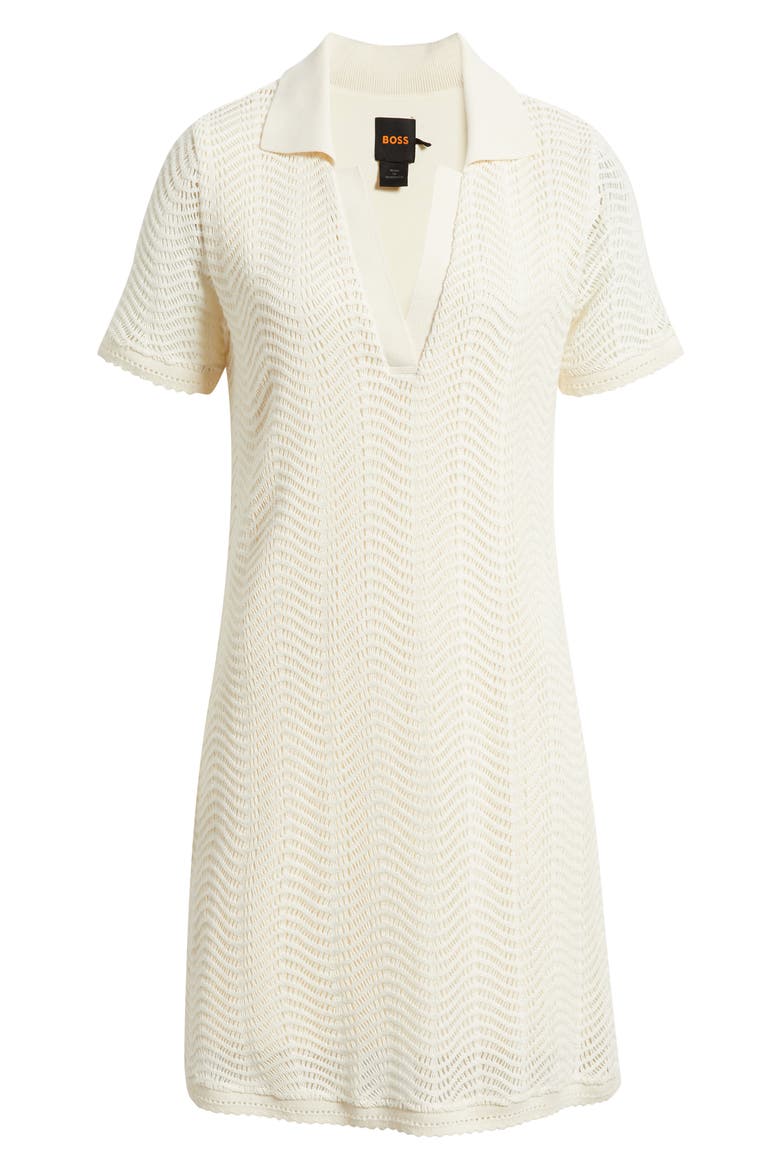 Polo Dress, Alternate, color, SOFT CREAM