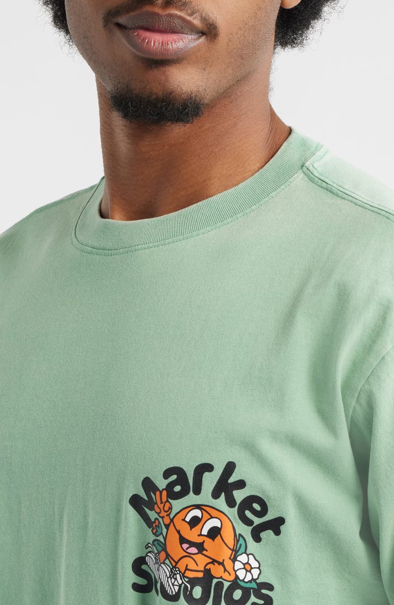 MARKET Chill in the Net Graphic T-Shirt, Alternate, color, Green
