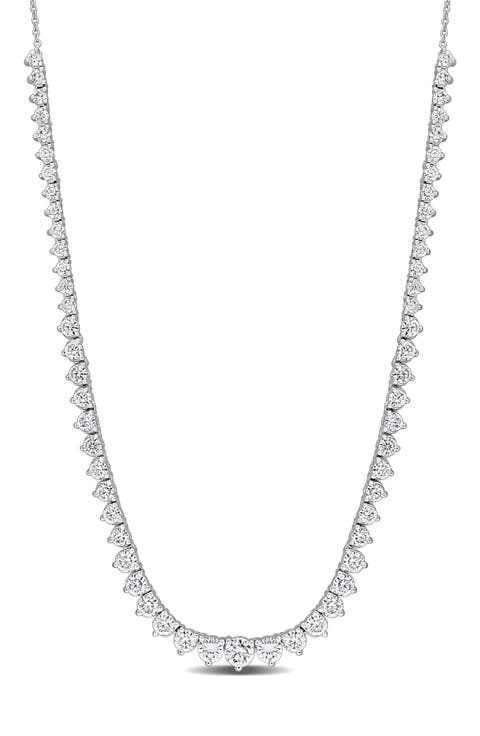 Moissanite Tennis Necklace