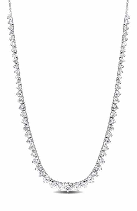Moissanite Tennis Necklace