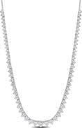 DELMAR Moissanite Tennis Necklace