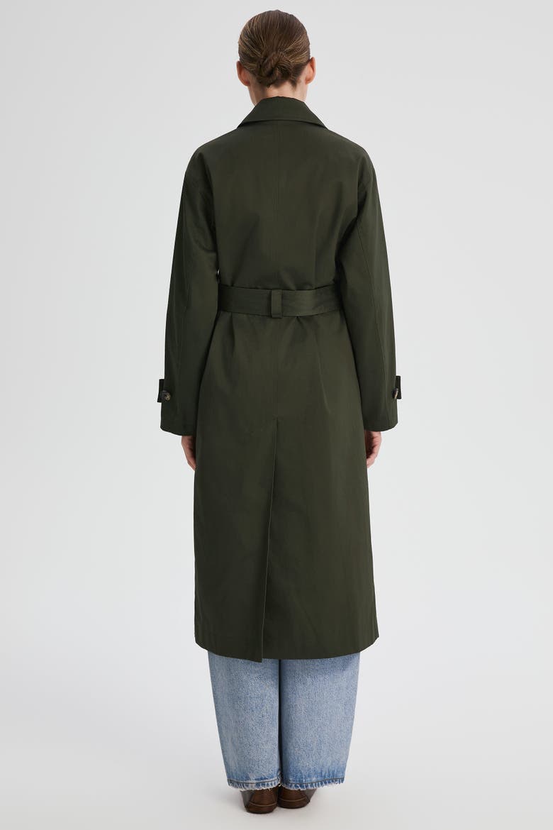 Maxi Oversized Trench Coat, Alternate, color, Olive