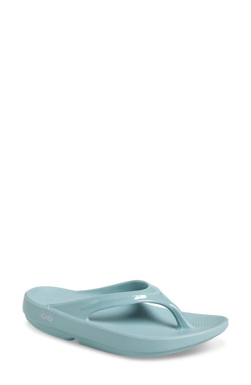 Oofos Oolala Flip Flop In Mist
