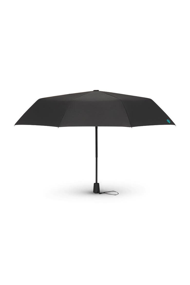 Unisex Cabana Sanya Compact Umbrella, UPF 50+ Sun Protection, Alternate, color, Black