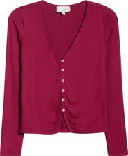 PacSun Shelby Button-Up Knit Top