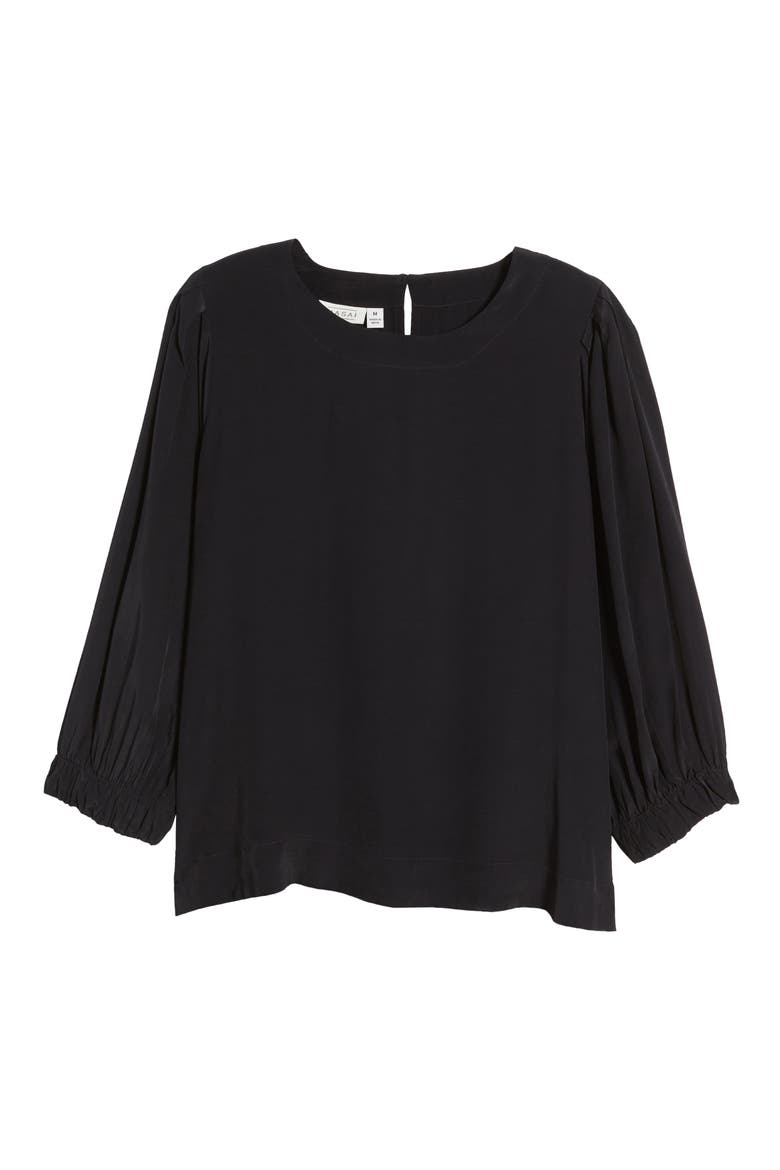 Brisa Top, Alternate, color, BLACK