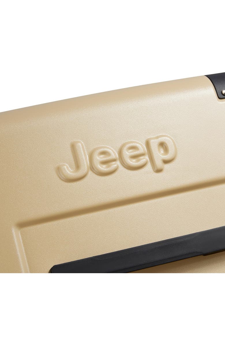 JEEP JH002B Checked-Large 29 Inch Hardside Expandable Luggage with Spinner Wheels, Alternate, color, Warm Sand