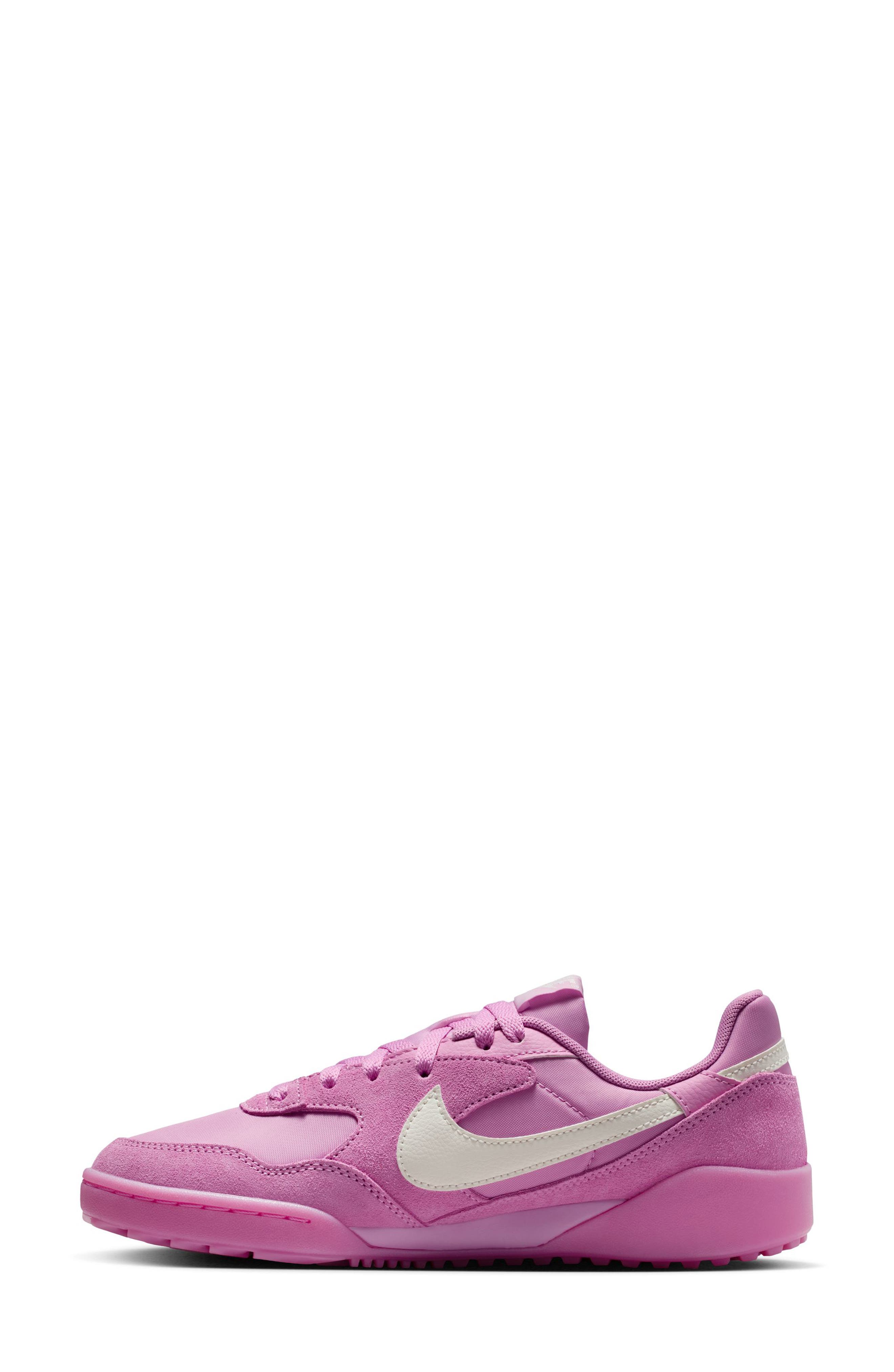 Nike Terra Manta Suede Low Top Sneaker, Alternate, color, Magenta/ Sail