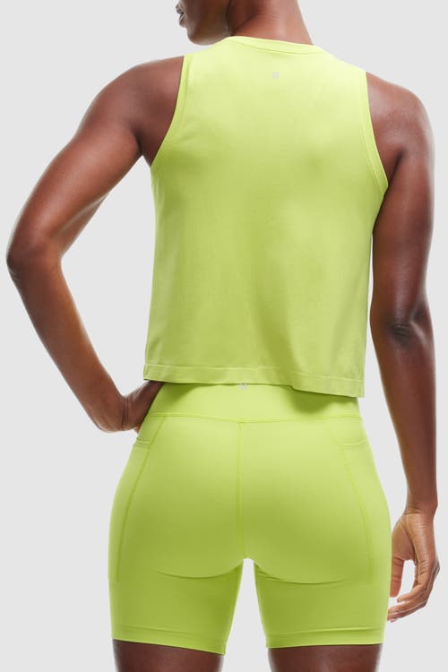 Peloton Seamless Tank In Chartreuse