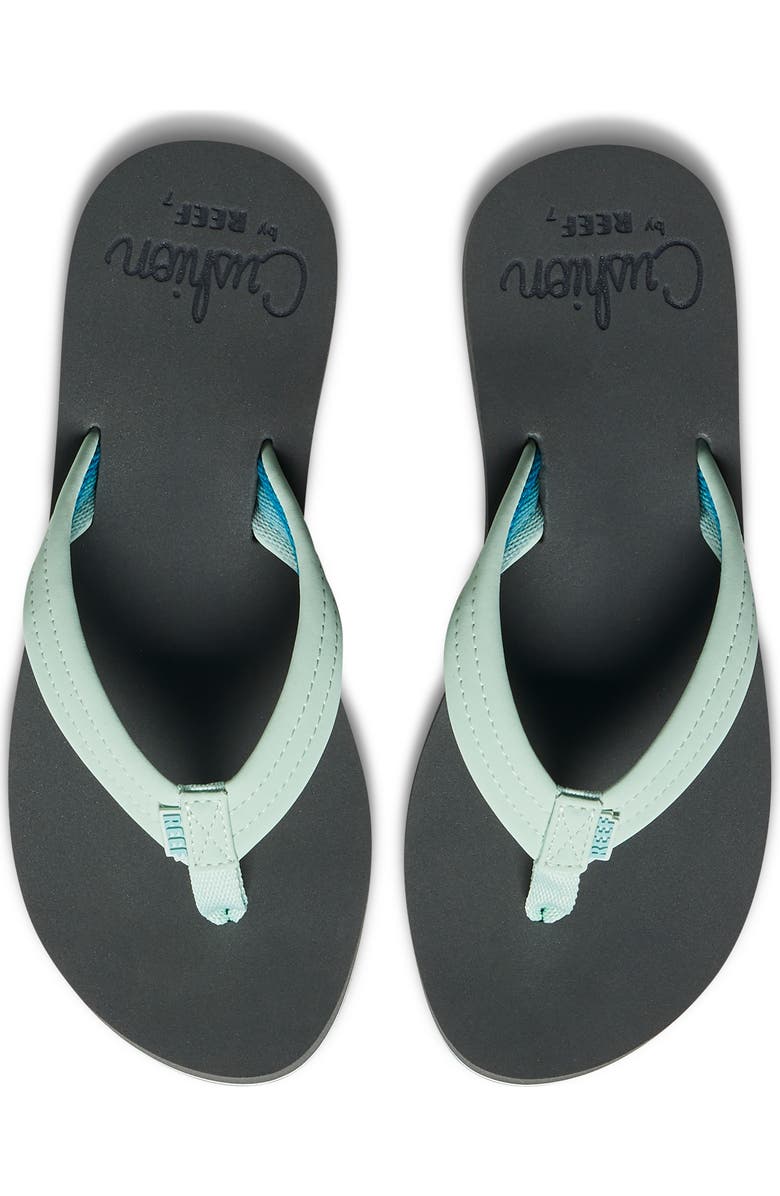 Reef Cushion Breeze Flip Flop, Alternate, color, Grey/ Mint