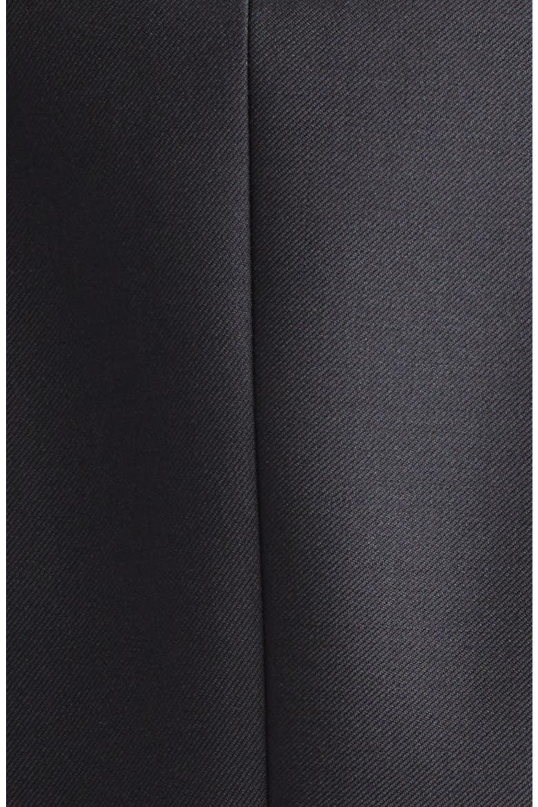 Embellished Collar Wool Jacket, Alternate, color, BLACK
