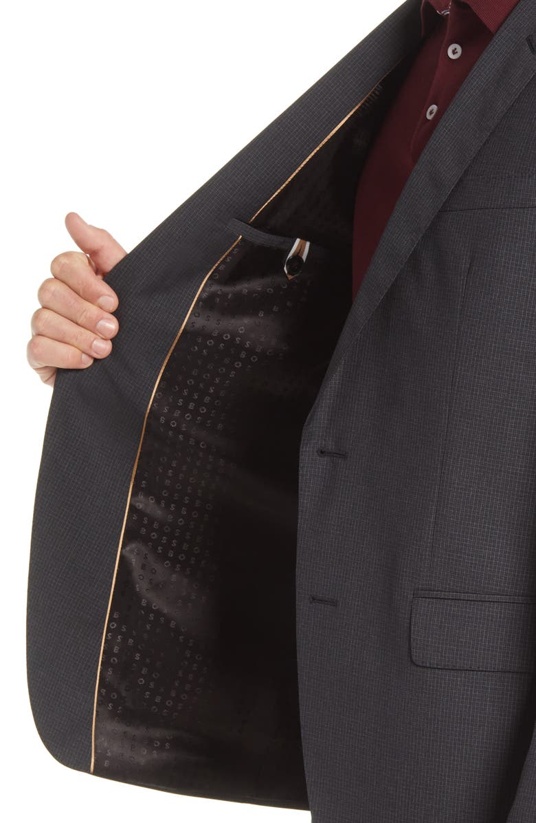 BOSS Slim Fit Wool Suit, Alternate, color, 