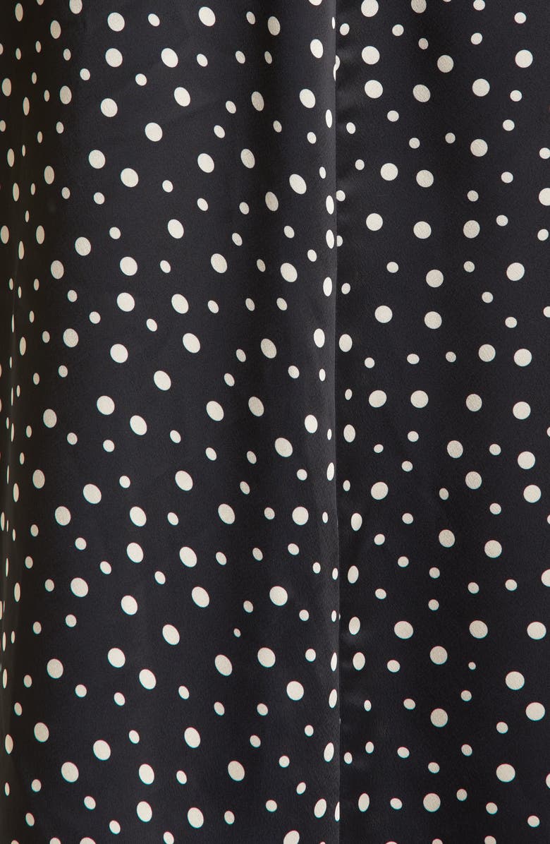 Vince Dot Print Satin Skirt, Alternate, color,