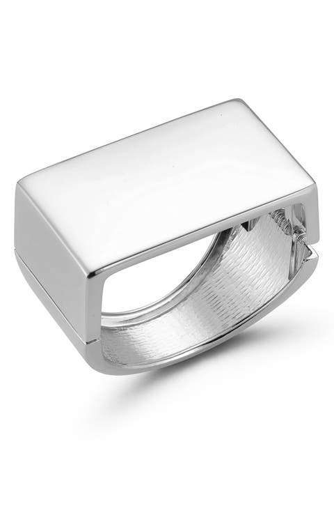 Flat Top Bangle Bracelet