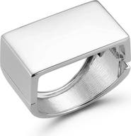 SPHERA MILANO Flat Top Bangle Bracelet