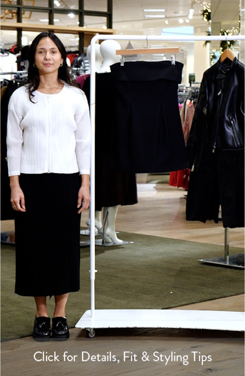 Suiting Strapless Minidress, sales video thumbnail