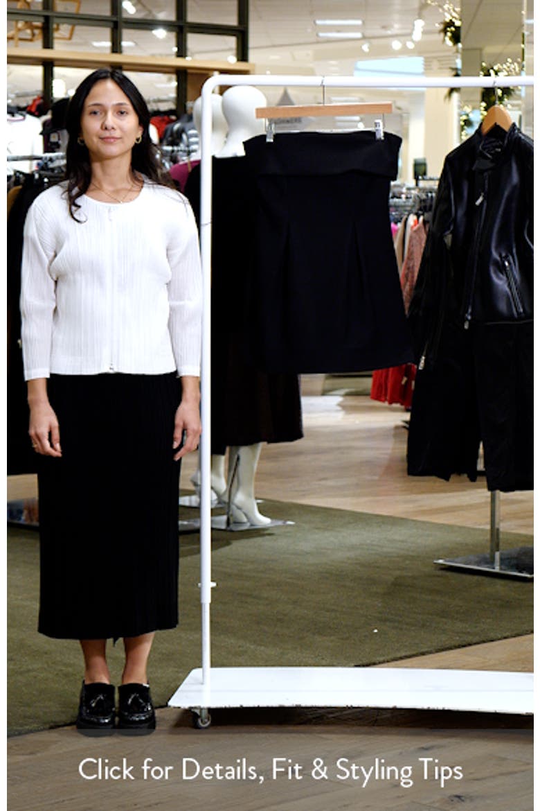 Suiting Strapless Minidress video