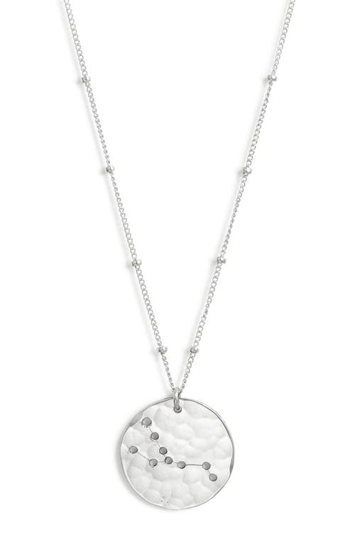 Nashelle Constellation Pendant Necklace In Sterling Silver Taurus
