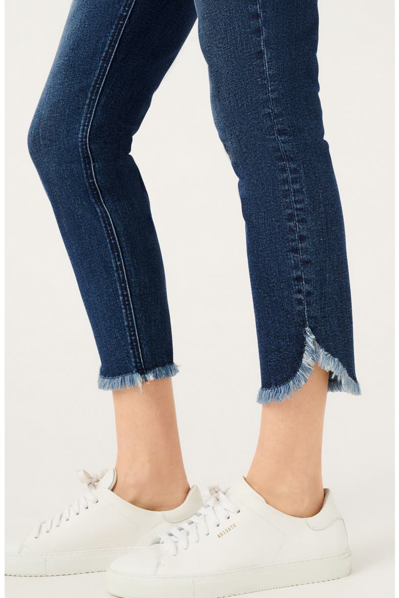 Fray Tulip Hem Crop Skinny Jeans, Alternate, color, SONOMA