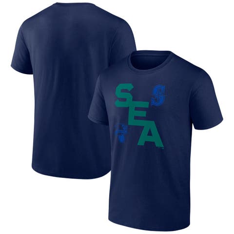 Men's Fanatics Navy Seattle Mariners Record Shattered T-Shirt