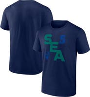 FANATICS Men's Fanatics Navy Seattle Mariners Record Shattered T-Shirt