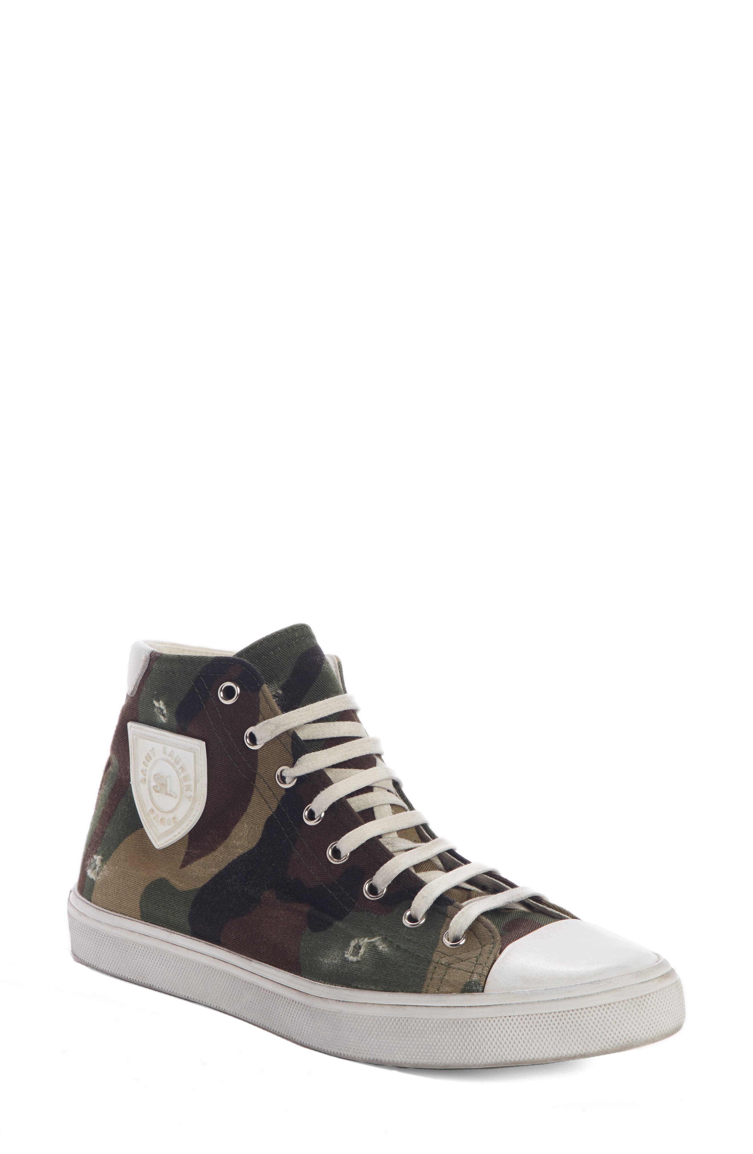 Saint Laurent Bedford Logo High Top Sneaker, Main, color, 