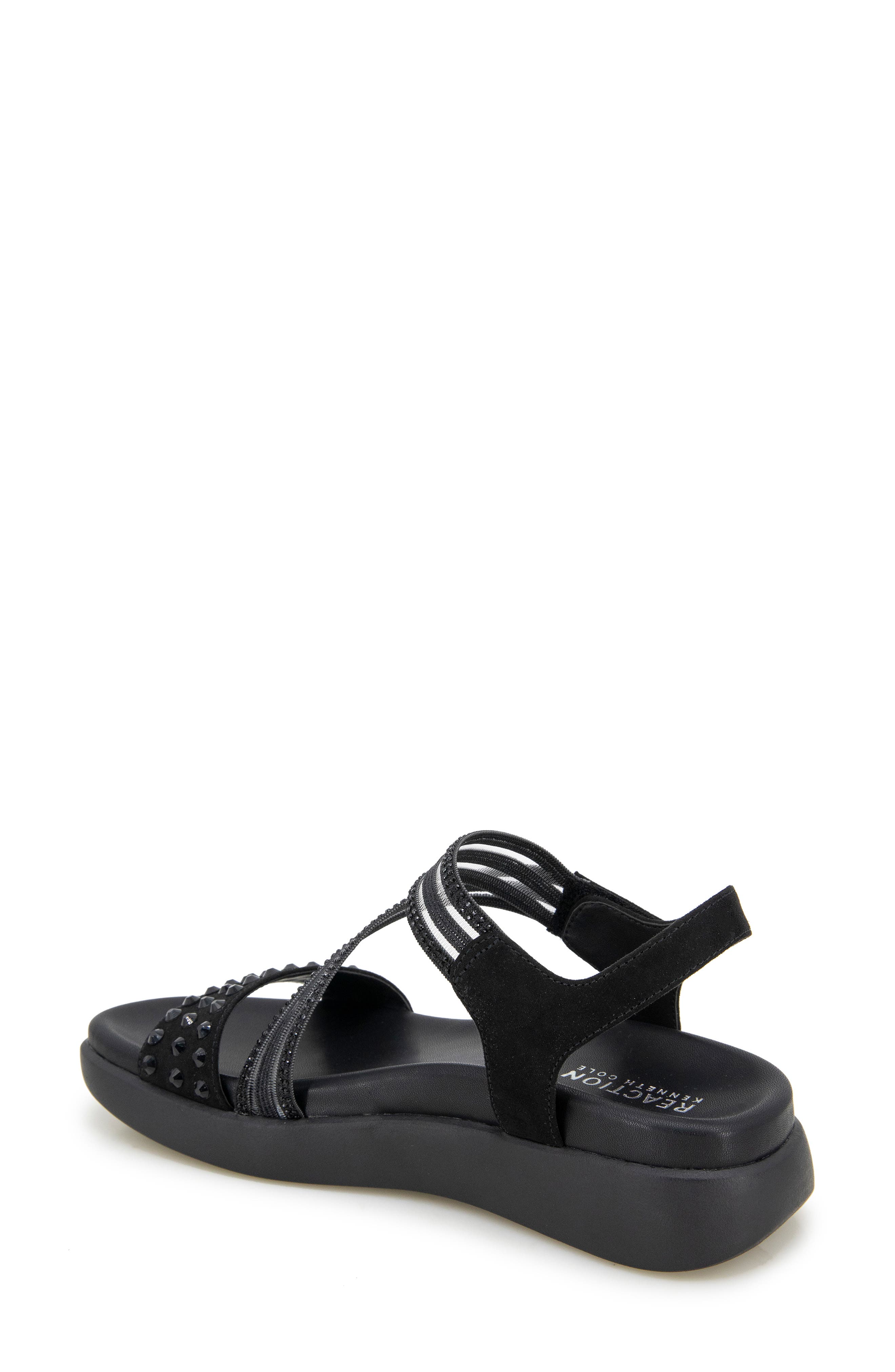Reaction Kenneth Cole Taryn Rhinestone Strap Sandal, Alternate, color, 