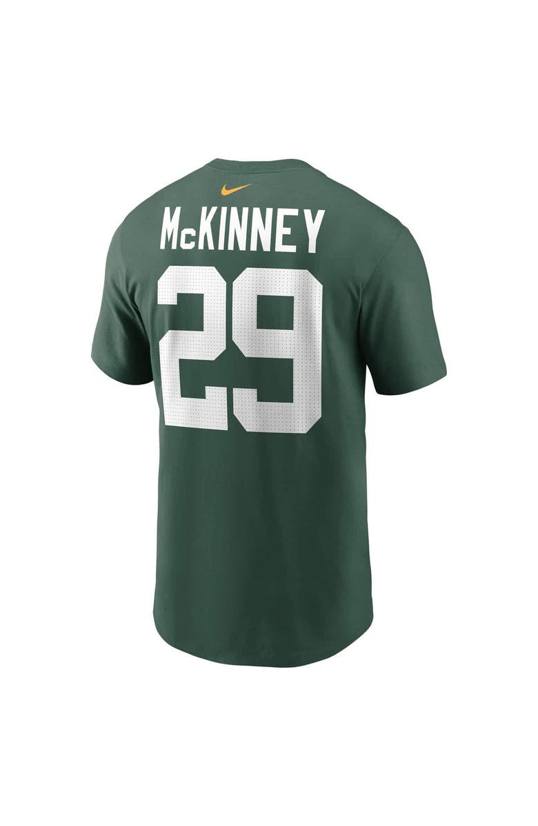Nike Men's Nike Xavier McKinney Green Green Bay Packers Name & Number T-Shirt, Alternate, color, Green