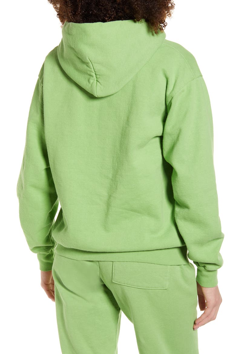 Heavy Fleece Hoodie, Alternate, color, MATCHA