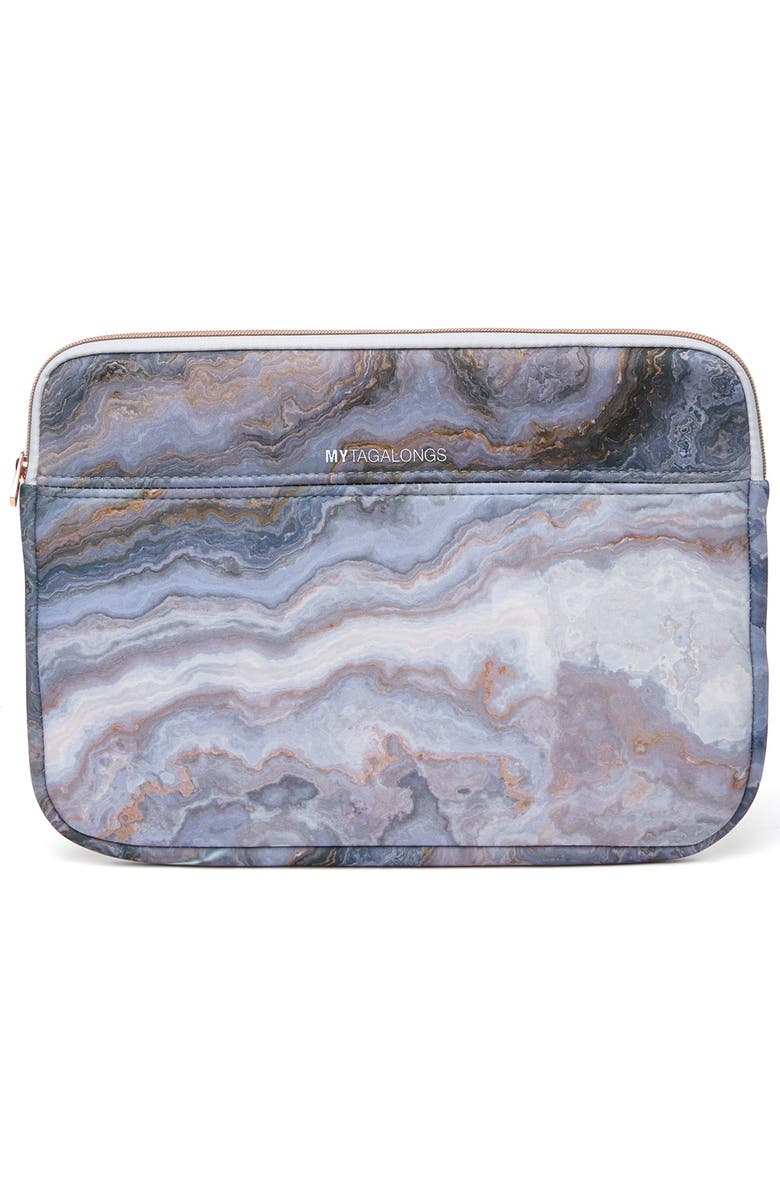 MYTAGALONGS Stella Patterned Laptop Sleeve, Main, color,