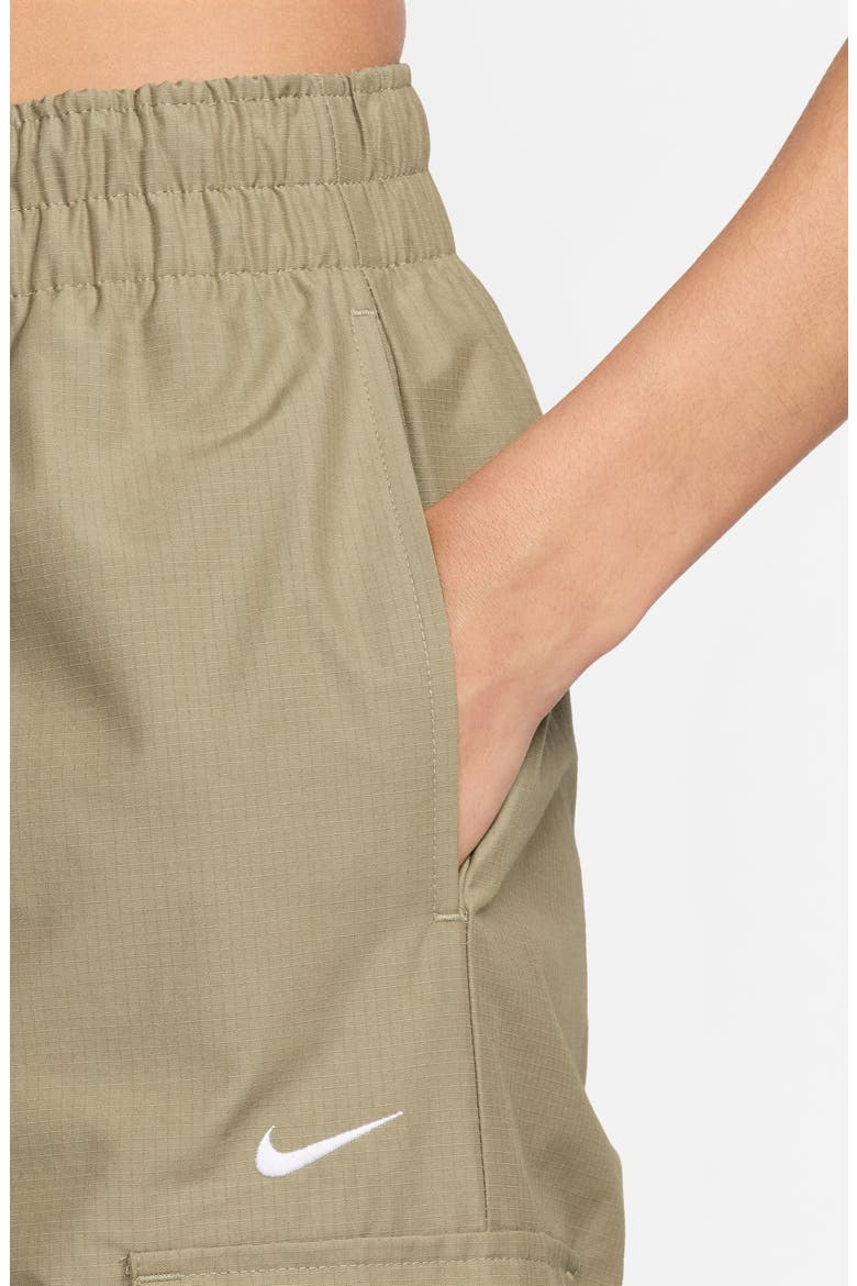Sportswear Everything Wovens Mid-Rise Cargo Pants, Alternate, color, 297 PRCTBG/WHITE