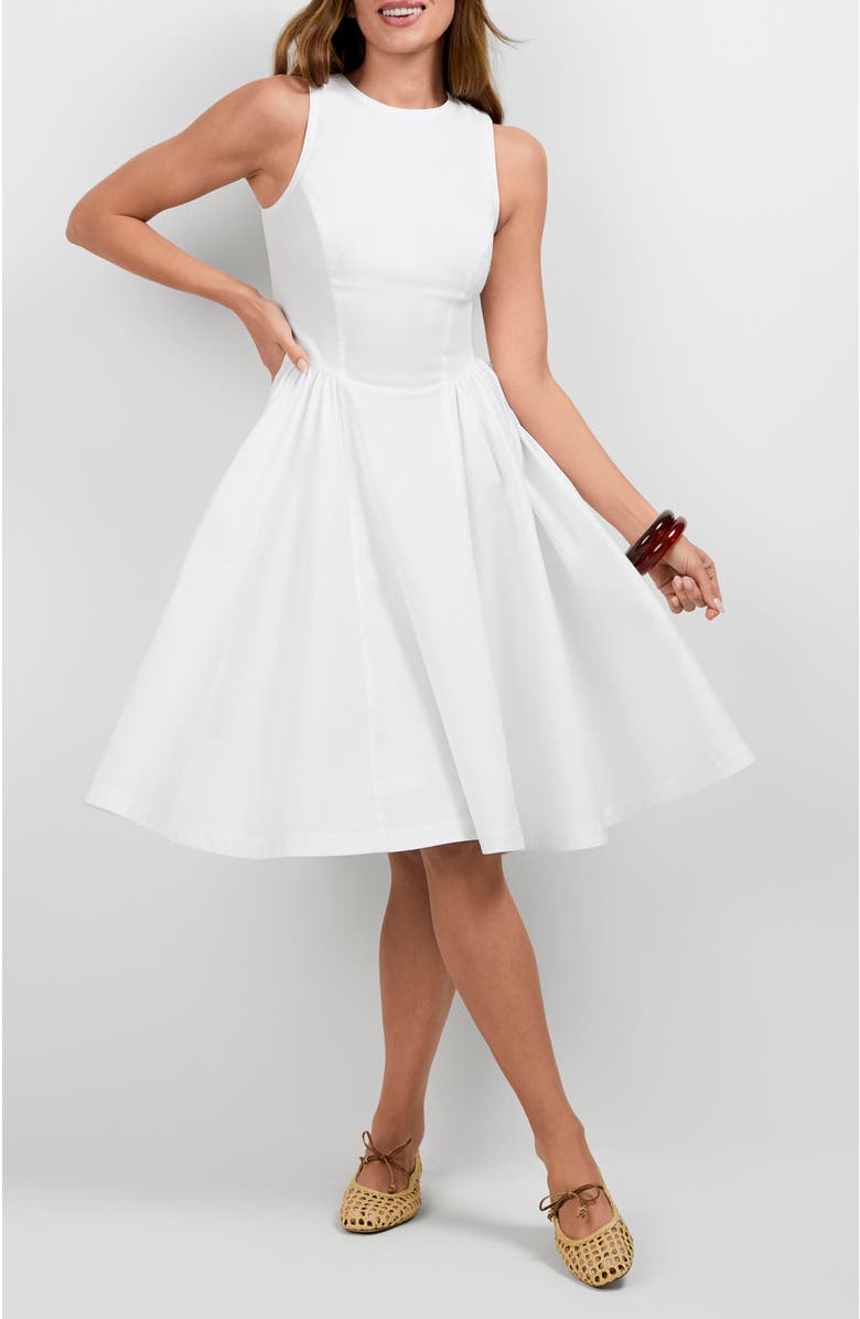 Trina Turk Lombardy Dress, Alternate, color, White