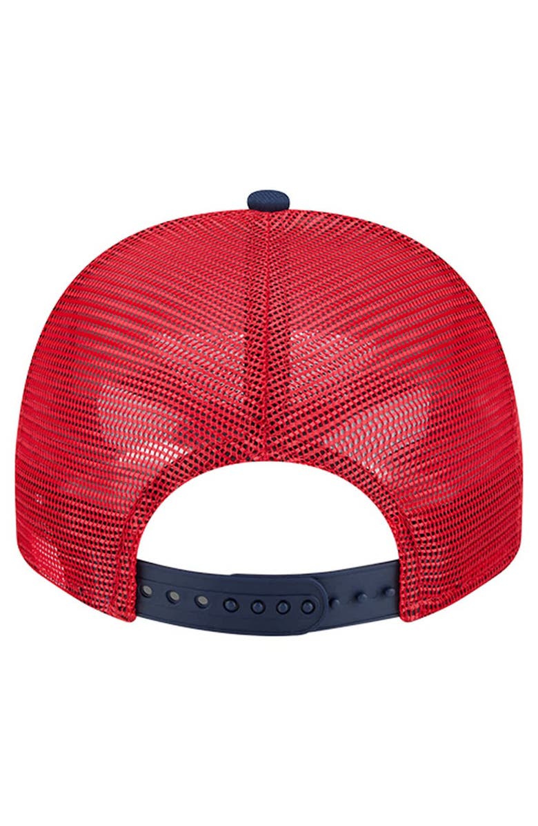 New Era Unisex New Era  White/Red Indiana Fever Banner Foam Front 9FIFTY A-Frame Adjustable Trucker Hat, Alternate, color, White