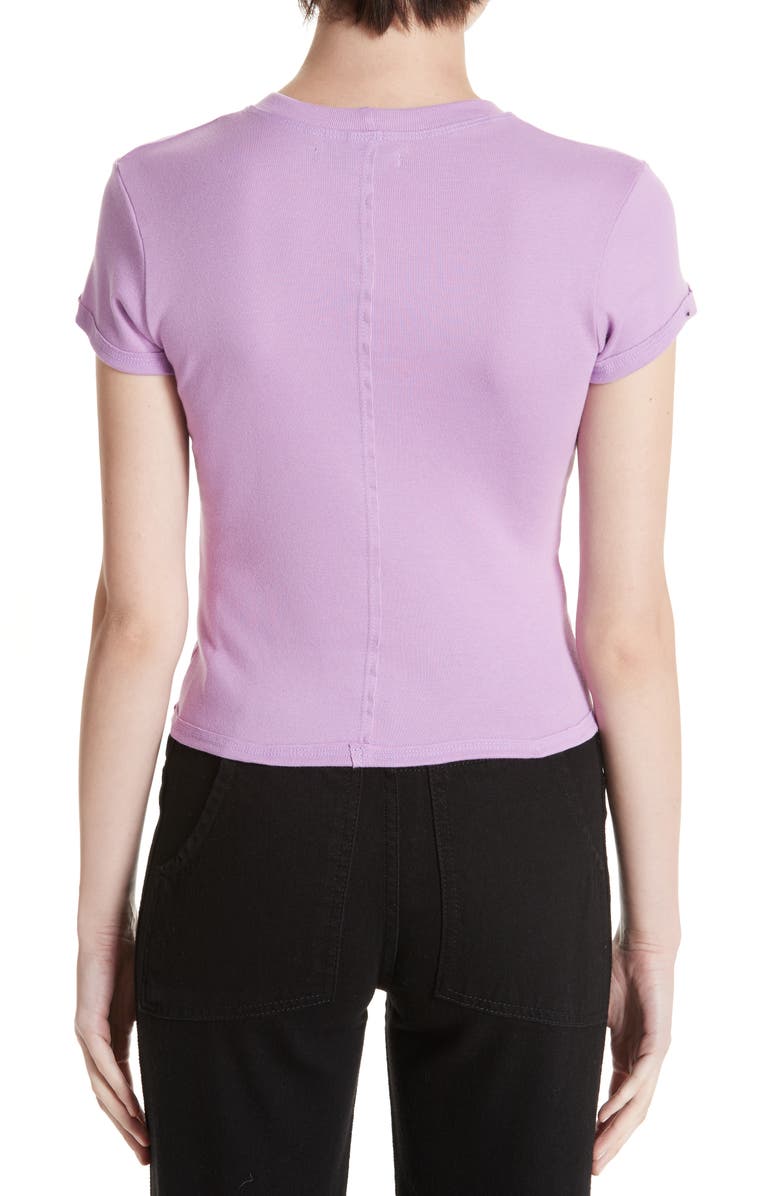 Eckhaus Latta Lapped Seam Baby Tee | Nordstrom