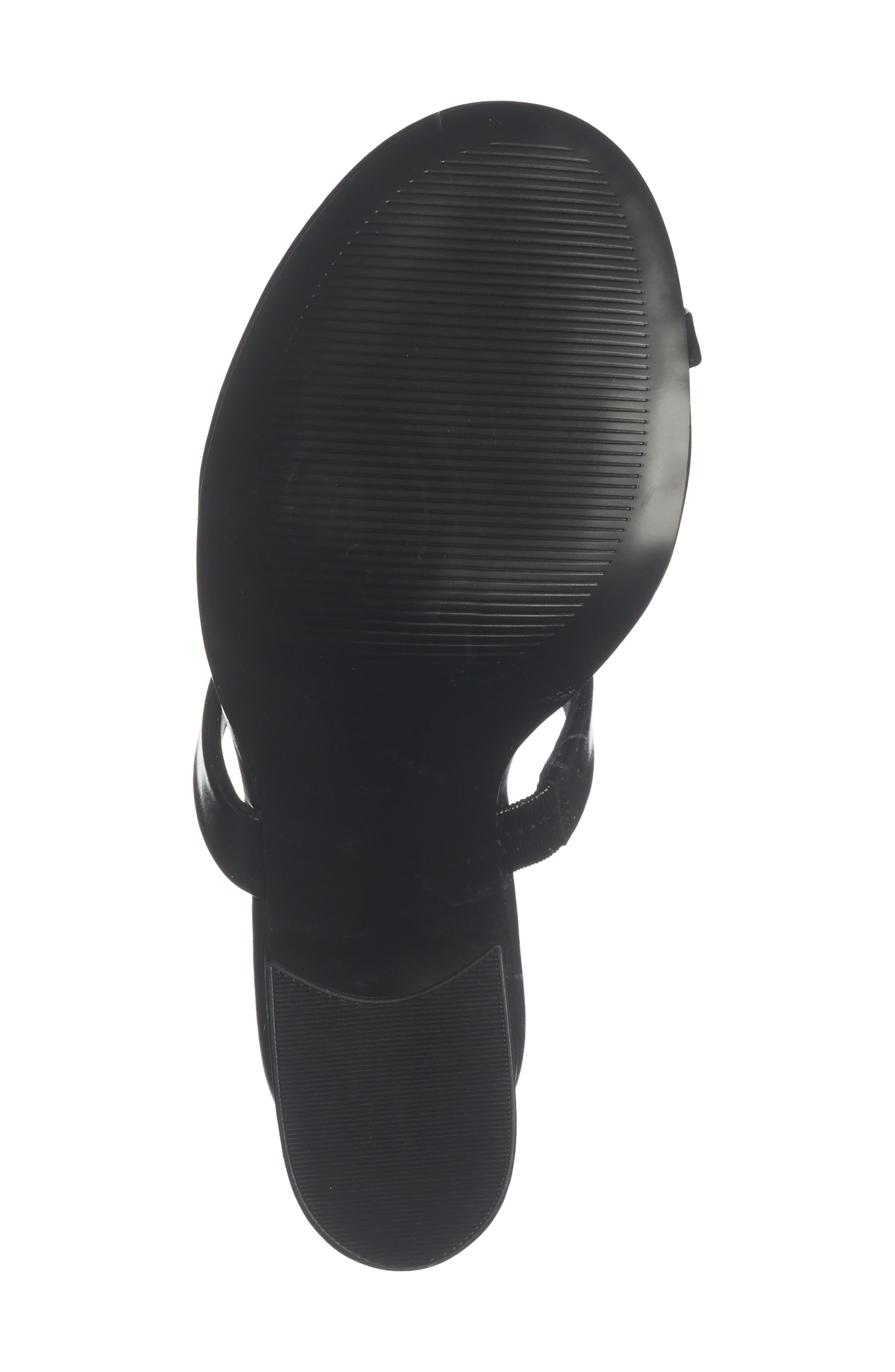 Steve Madden Renie Flared Heel Sandal, Alternate, color, Black