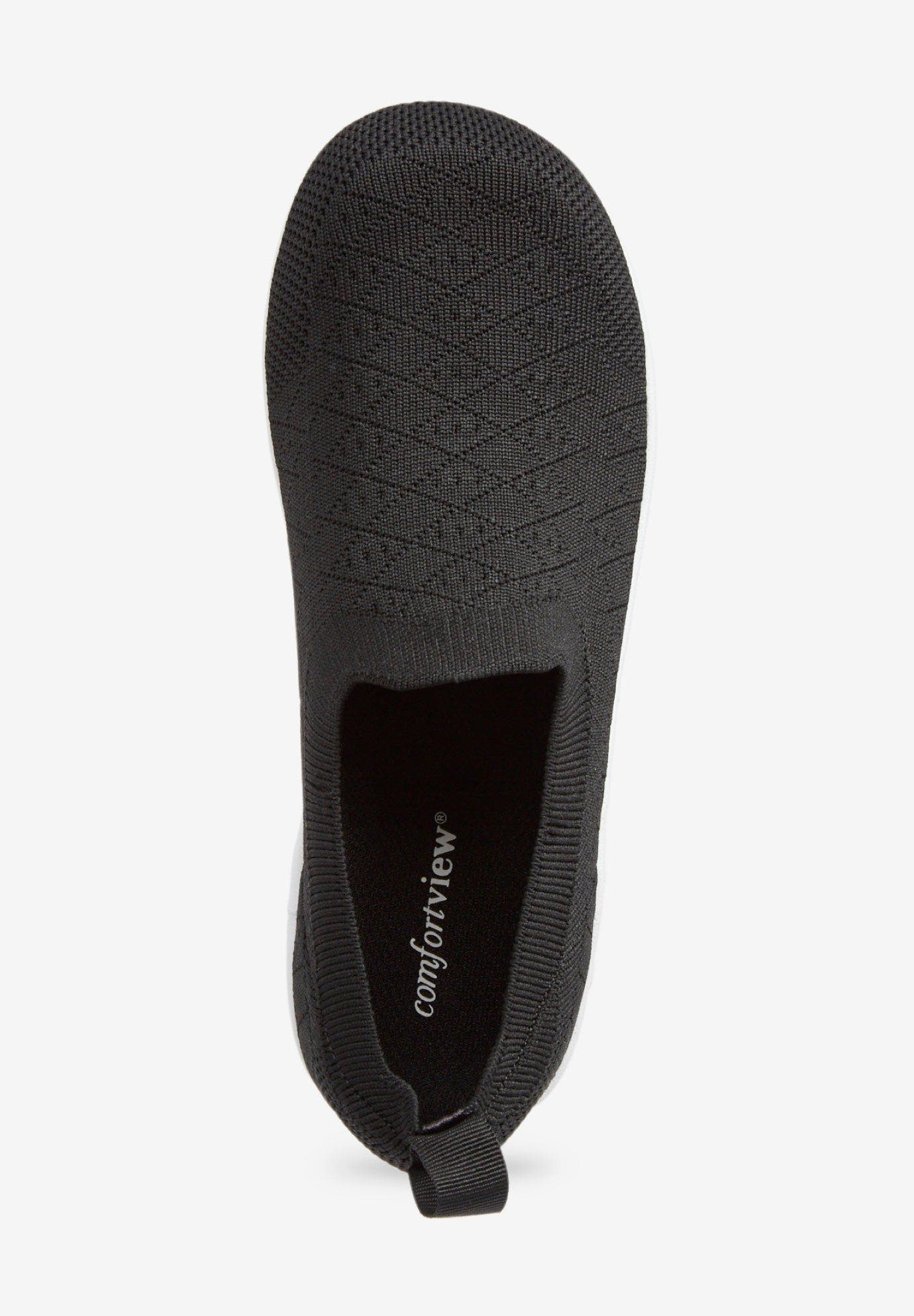 Comfortview The Ivan Arch Slip On Flat, Alternate, color, Black