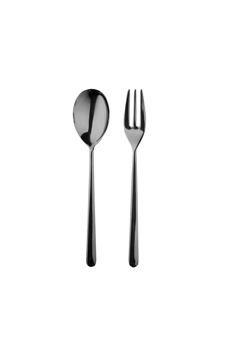 Linea Ice Serving Set - 2 Pieces, Main, color, Black Gold