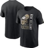 Nike Men's Nike  Black New Orleans Saints Lockup Essential T-Shirt