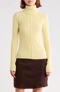 Marc Jacobs Ribbed Wool Blend Turtleneck Top
