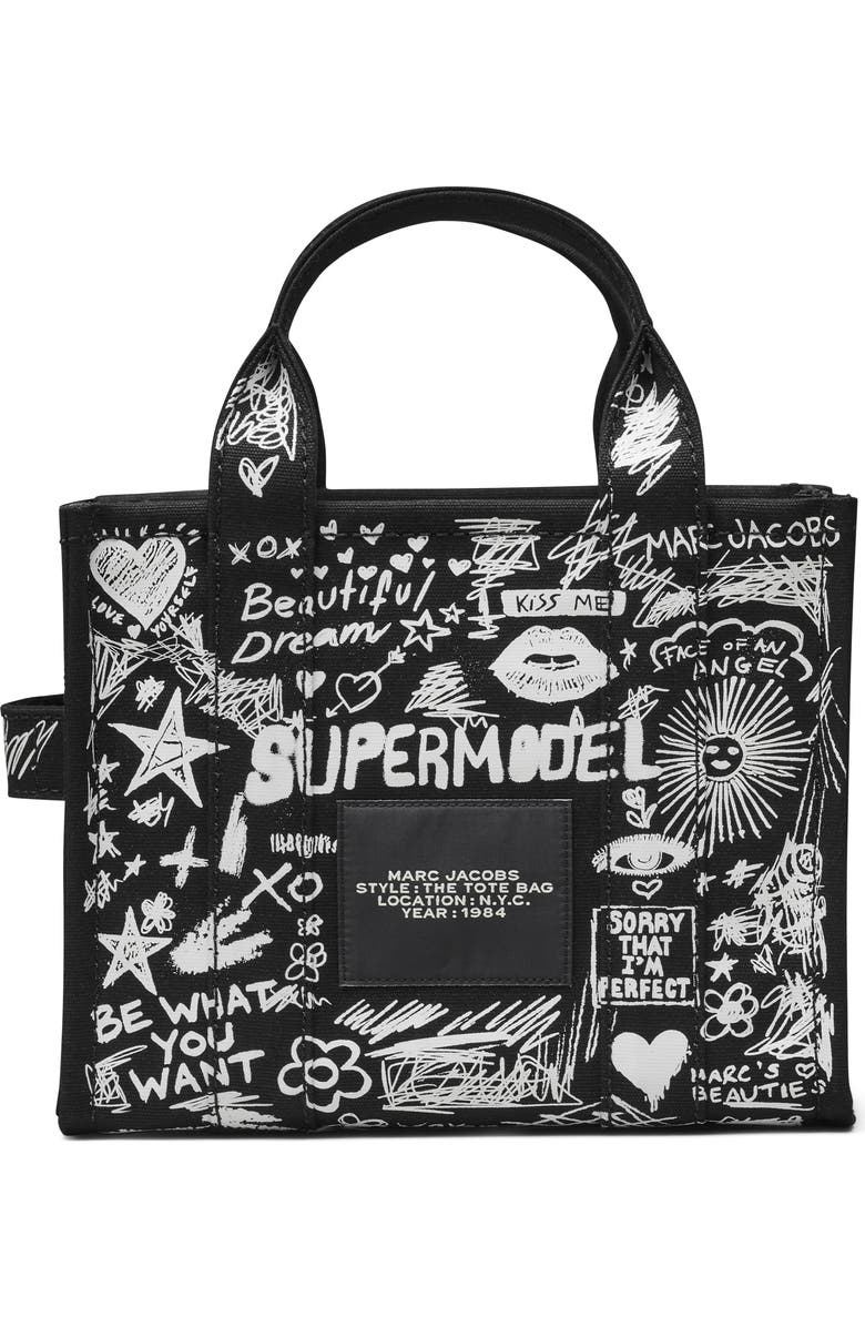 Marc Jacobs The Small Canvas Tote, Alternate, color, Black Multi