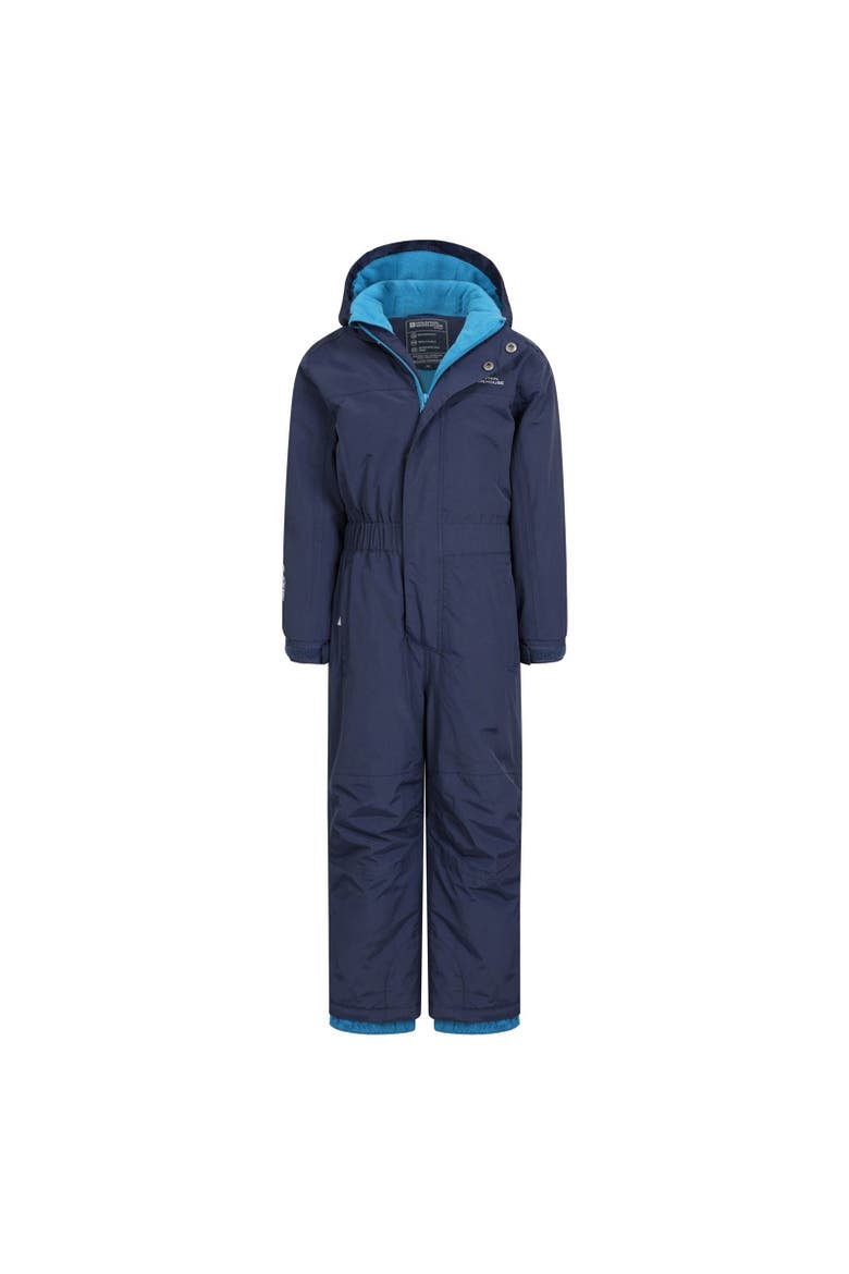 Childrens/kids Cloud All In One Waterproof Snowsuit, Alternate, color, Navy
