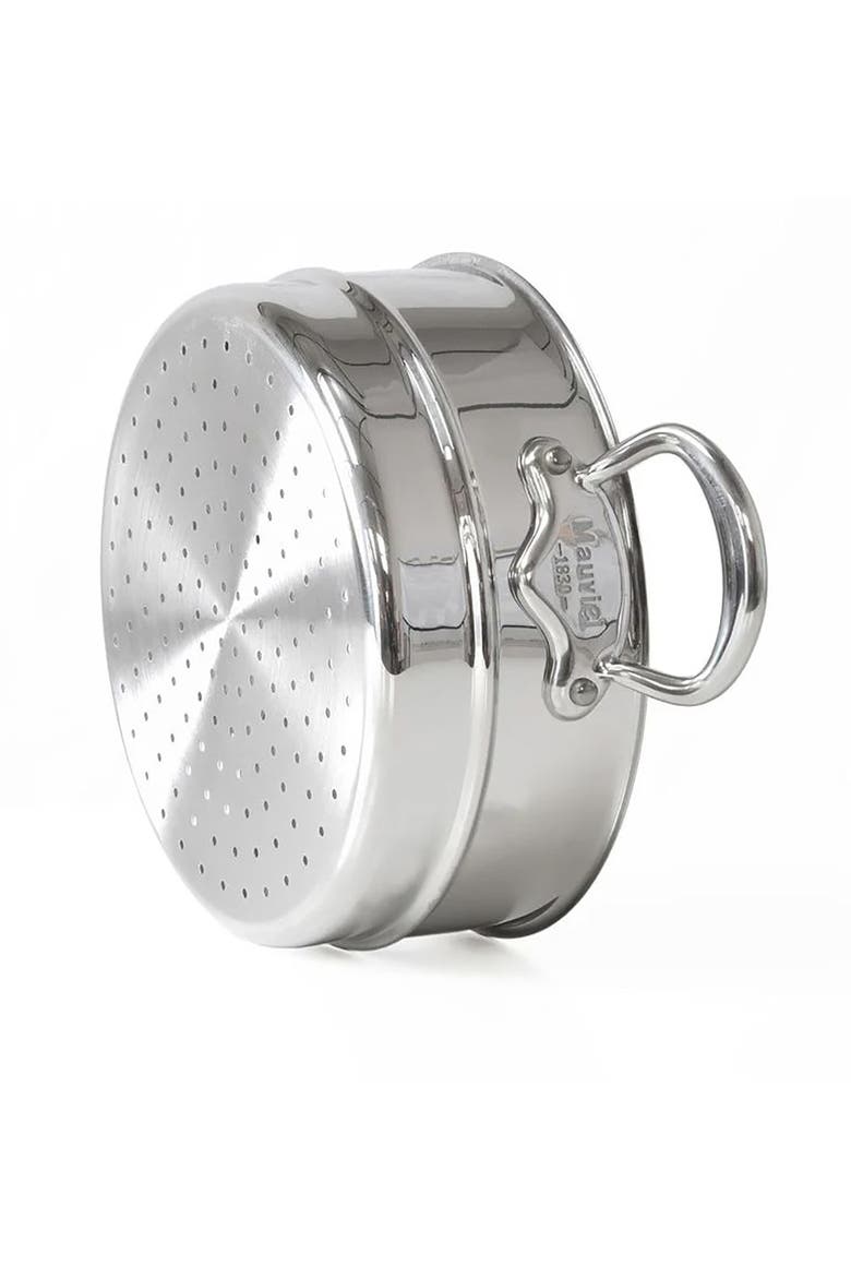 M'Cook 9.5 Steel Steamer Insert, Main, color, Silver