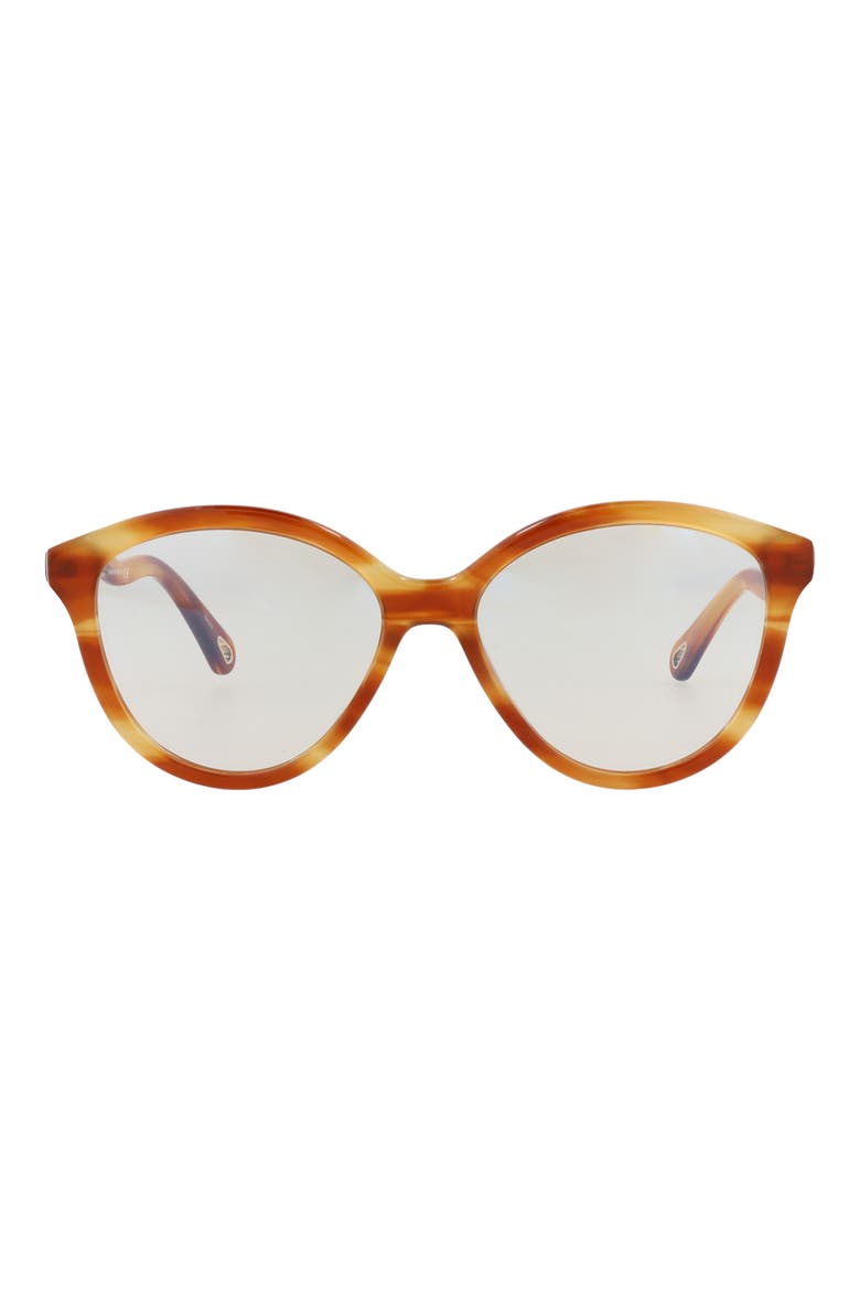 54mm Core Cat Eye Sunglasses, Main, color, HAVANA HAVANA TRANSPARENT