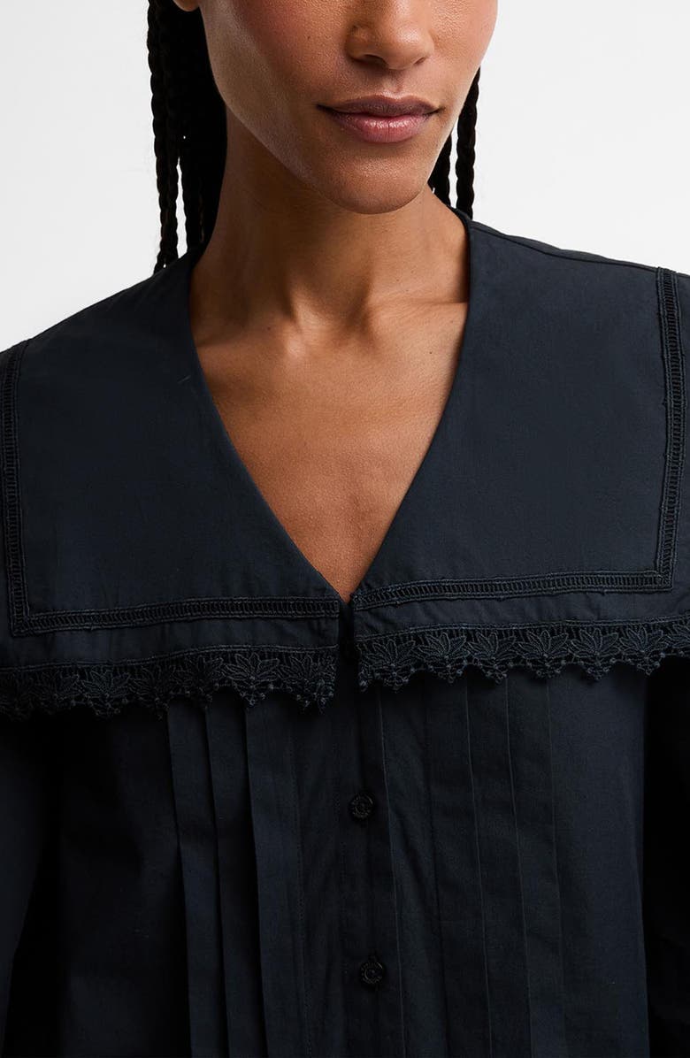 Barbour Tisbury Long Sleeve Minidress, Alternate, color, Dark Navy