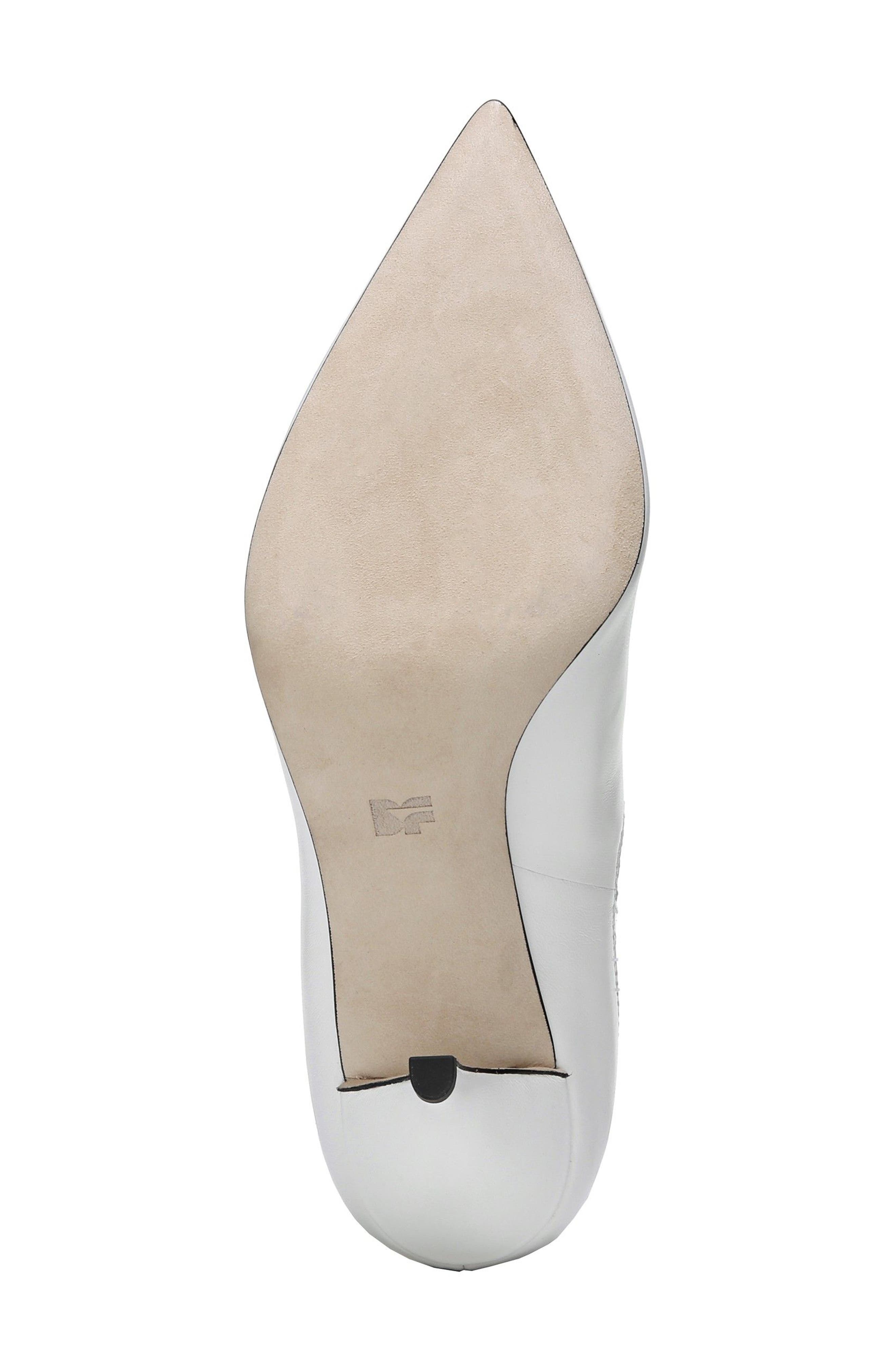 Diane von Furstenberg Mollo Chelsea Bootie, Alternate, color, Ivory Leather