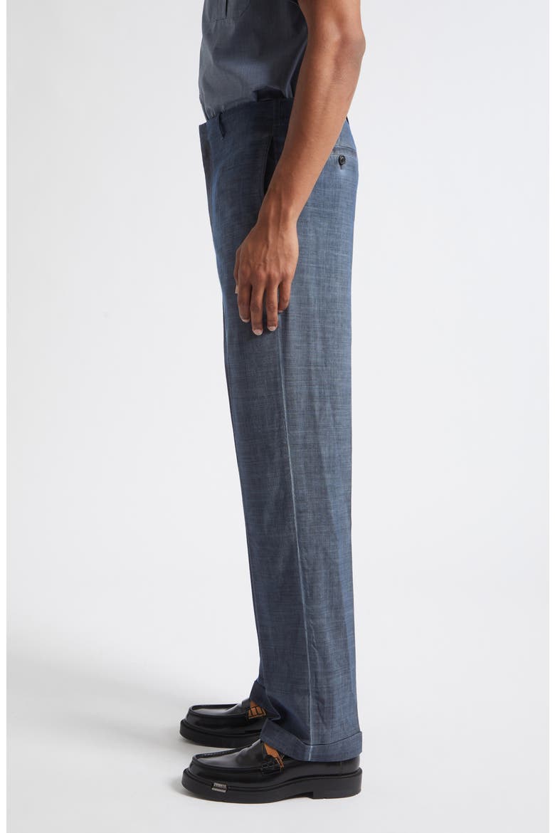 Double-Dyed Wool Trousers, Alternate, color, ARMY BLUE