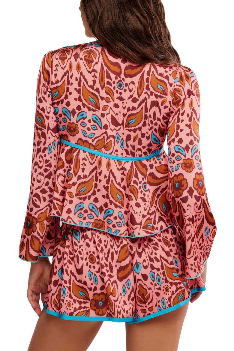 Bed to Brunch Lounge Set, Alternate, color, SALMON ROSE COMBO