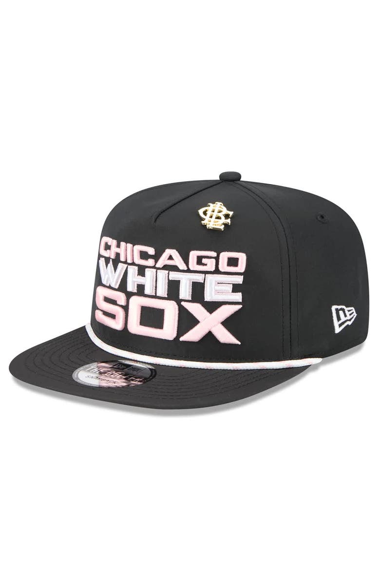Men's New Era  Black Chicago White Sox 2025 Big League Chew Golfer Snapback Hat, Main, color, Black